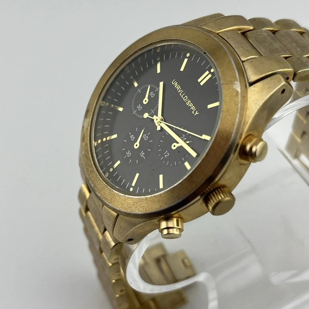Unrvlld/Spply Men's Watch by ASOS Gold 7.25